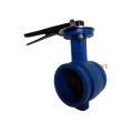 Black Steel Cast Iron Pneumatic Wafer Type Cylinder Butterfly Valve